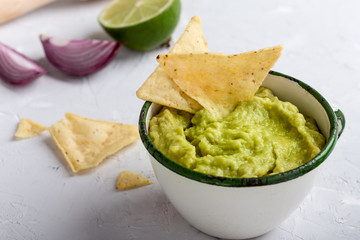 Mexican traditional guacamole