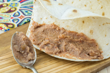 Crispy tortilla shell - ingredient for taco salad.