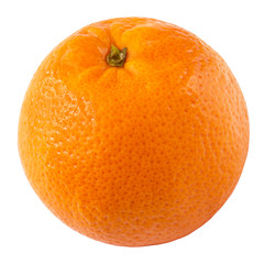 mandarin on white background