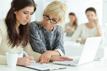 Portrait of a pleasant business woman 