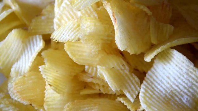 Junk food chips fries