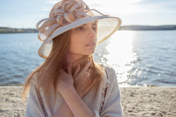 summer portrait of a woman