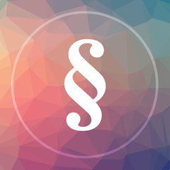 Obraz premium Paragraph icon