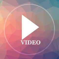Video play icon