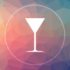 Martini glass icon