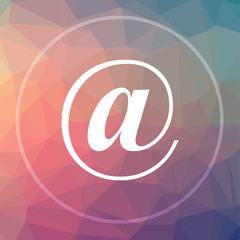 Obraz premium At icon