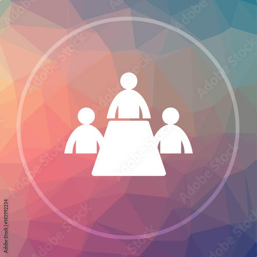 "Meeting room icon" Stock photo and royalty-free images on Fotolia.com - Pic 143992234