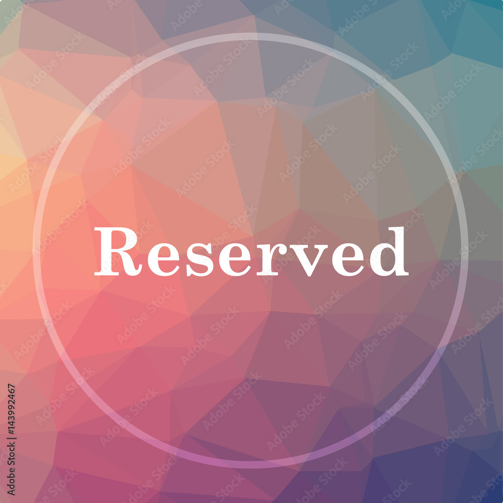 Poster reserved icon