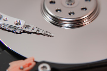 magnetic head of the hard disk