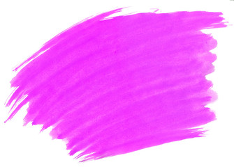 A fragment of the background in hot pink tones painted with watercolors