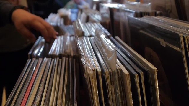 Collection of gramophone records