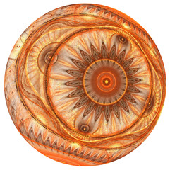 Abstract fractal illustration for creative design