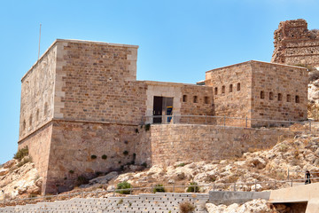 Fototapeta premium The Christmas fort. Cartagena, Spain.
