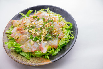 鯛の和風カルパッチョ