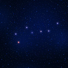 An abstract illustration of the night sky full of stars