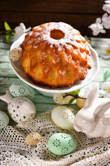 beautiful shaped easter cake