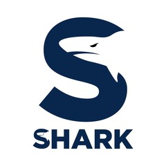 shark logo vector. - 144002612