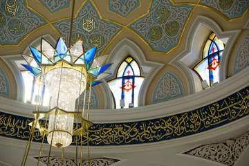 Obraz premium Inside Qol Sharif Mosque Kazan russia