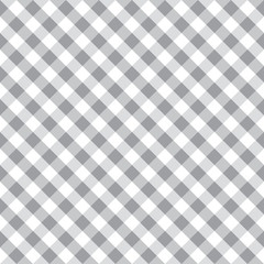 Seamless Grey Gingham Fabric Textile Pattern