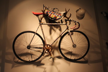 bike on the wall