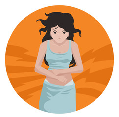 menstrual pain woman girl