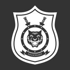 Obraz premium Military symbol, legionary's badge.