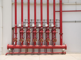 fire fighting water supply pipeline system.