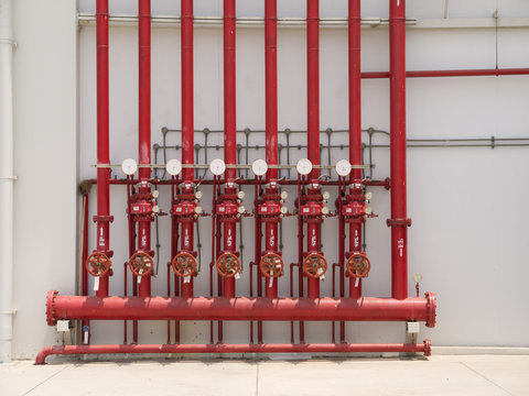 fire fighting water supply pipeline system.