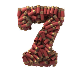 Shotgun ammo font. 
