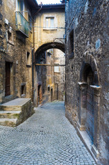 Scanno (Abruzzo, Italy) - The medieval village of Scanno, plunged over a thousand meters in the mountain range of the Abruzzi Apennines, the province of L'Aquila