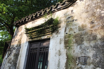 Ancient Chinese Doors and Windows in Zhouzhuang Jiangsu China Asia