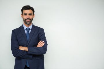 Portrait of businessman smiling
