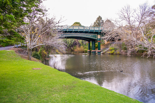 Adelaide's River Torrens on a brisk morning is a place where rowers can enjoy their sport