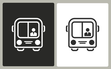Bus - vector icon.