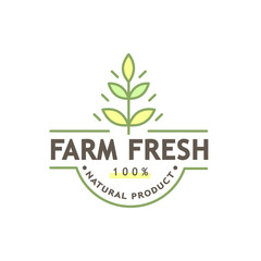 Healty food logo illustration representing