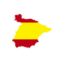 Obraz premium Map of Spain