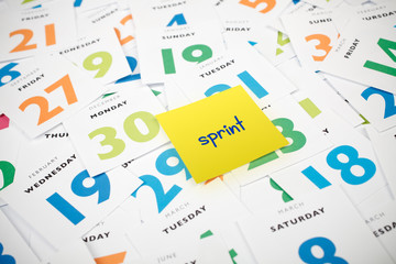 Agile software development - sprint