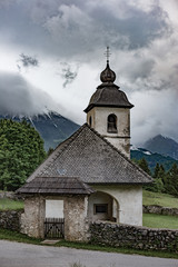 Fototapeta na wymiar Ancient church in Slovenia