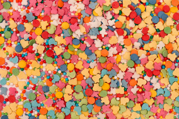Fototapeta na wymiar Background, texture of sweet multi-colored sweets