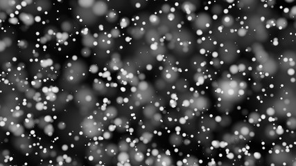 Beautiful monochrome bokeh blurred background defocused lights