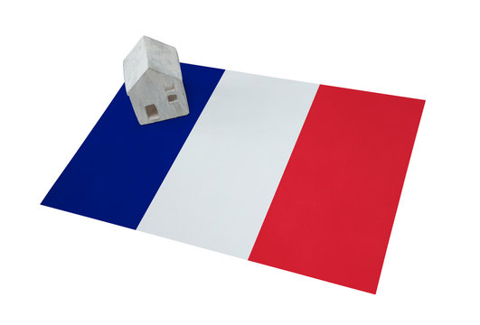 Small House On A Flag - France