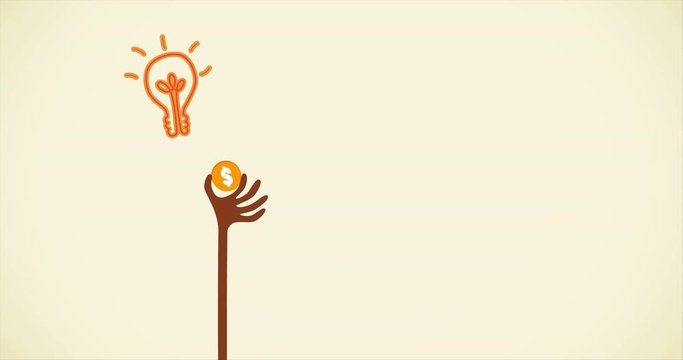 Crowdfunding and financial concept with many hands holding dollar coin raise up to give their support to idea light bulb and some space to putting your text.
