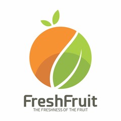 Fresh Fruit Nature Vegetable Logo Vector