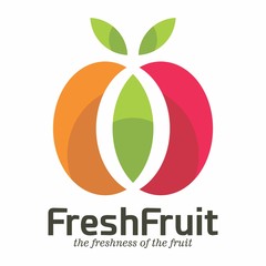 Fresh Fruit Nature Vegetable Logo Vector