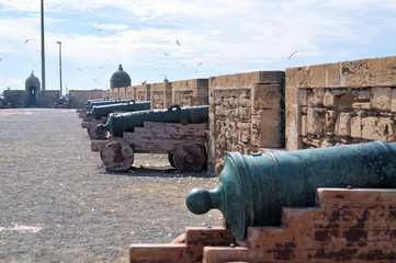 Fototapeta na wymiar Essaouira - cannons