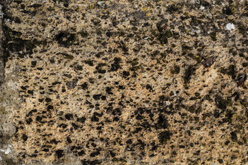 Wall of stone rock texture for background