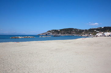 Beach in Ischia island