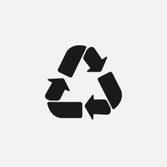 Obraz premium Recycle, basket icon, Ecologically clean, Vector
