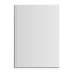 Blank magazine front page vector template