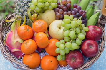 Fruits in basket